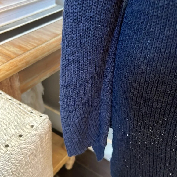 Eileen Fisher Slub Tunic Knit Sweater  Linen Blend Size Medium - Picture 5 of 9